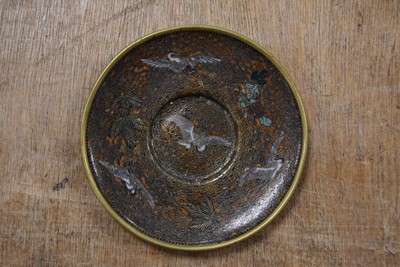 Lot 46 - A Pair of Japanese Cloisonne Coffee Cups and Saucers