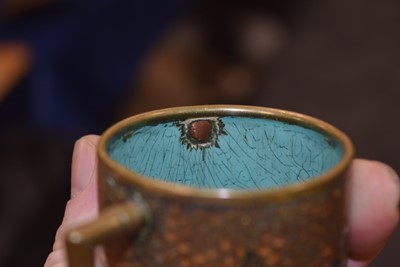 Lot 46 - A Pair of Japanese Cloisonne Coffee Cups and Saucers