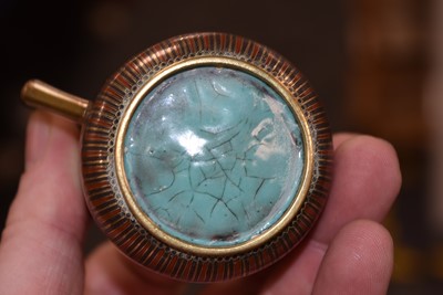 Lot 46 - A Pair of Japanese Cloisonne Coffee Cups and Saucers