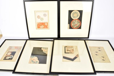 Lot 56 - A group of six Japanese Woodblock prints