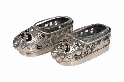 Lot 81 - A pair of Chinese Silver Salts