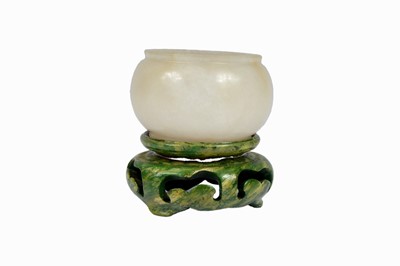 Lot 82 - An Antique Chinese White Jade Water Pot