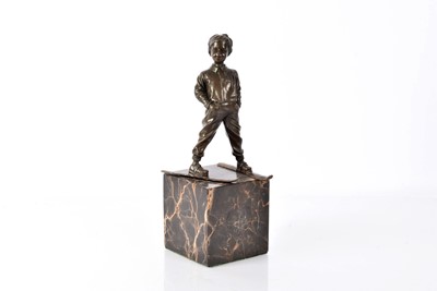 Lot 104 - An Art Deco bronze sculpture after Ferdinand Preiss (1882-1943)