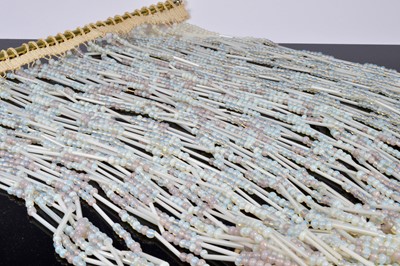 Lot 113 - Two pairs of Glass Bead Door Curtains