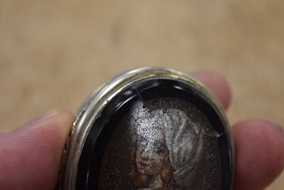 Lot 122 - A Victorian Silver and Micro-Mosaic Trinket Box