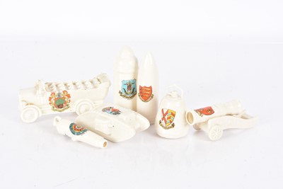 Lot 144 - A small selection of Military Related Crested China