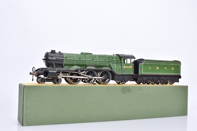 Lot 348 - Bassett-Lowke 0 Gauge 3-Rail repainted as LNER Green Class A3 4476 'Royal Lancer' Locomotive and Tender 