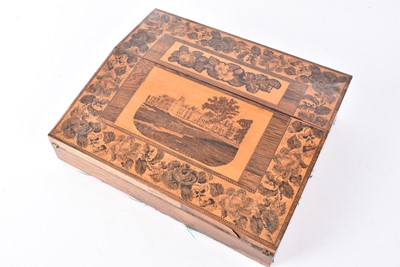 Lot 157 - A Tunbridge ware Writing Slope