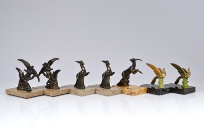 Lot 164 - A collection of seven Art Deco bookends