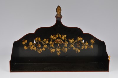 Lot 168 - A Toleware Style Shelf