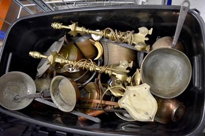 Lot 188 - A large collection of Brass and Copper items