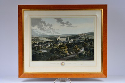 Lot 241 - A 19th Century Print of 'The Town of Jedburgh'