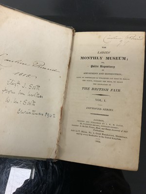Lot 252 - "The Lady's Monthly Museum or Polite Repository of Amusement and Instruction"  Vol 1 (Improved Series) January-December 1815