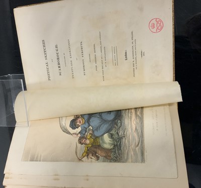 Lot 254 - Thomas Rowlandson (1757-1827) (Illustrator)  & John Buonarotti Papworth (1775-1847) etc (authors) "Poetical sketches of Scarborough"