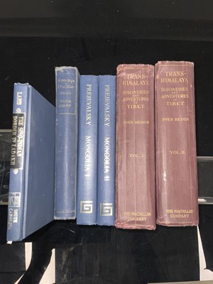 Lot 277 - Travel & Exploration - The Himalayas: Sven Hedin "Trans-Himalaya Discoveries and Adventures in Tibet in Two Volumes"