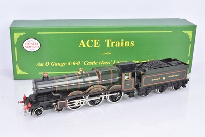 Lot 404 - ACE Trains 0 Gauge GWR green Castle Class 5069 'Isambard Kingdom Brunel' Locomotive and Tender