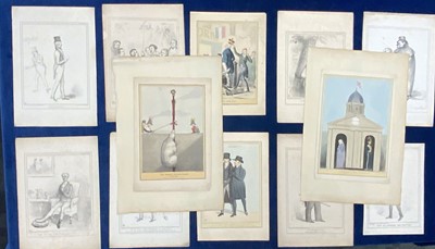 Lot 320 - Prints & Engravings - John Doyle (HB) (1797-1868) twelve 1830s political prints (some with original hand-colour) published by Thomas McLean