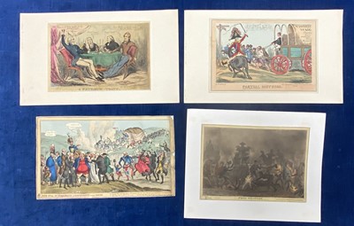Lot 324 - Prints & Engravings - George Cruikshank (1792-1878) "Foggy Weather" aquatint with original hand-colour