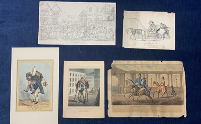 Lot 326 - Prints & Engravings -James Gillray (1756-1815) (after I.L.R.(?)) "A Morning Ride"