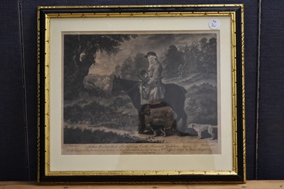 Lot 361 - Mezzotint by Valentine Green after Nathan Drake "Arthur Wentworth of Bulmer"