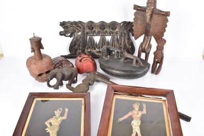Lot 392 - An assortment of African items