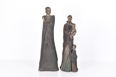 Lot 404 - Two Limited Edition cast resin Soul Journeys Maasai figures