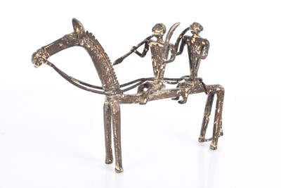 Lot 413 - An African cast bronze sculpture