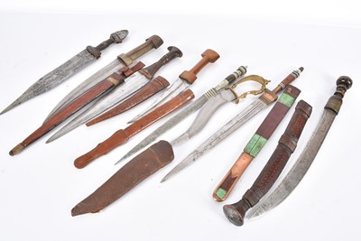 Lot 420 - A collection of Middle Eastern Edged Weapons