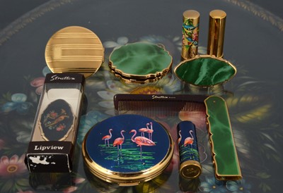 Lot 551 - A collection of 1950s and later Stratton accessories