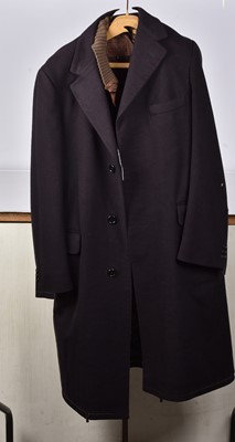 Lot 639 - A wool and cashmere trench coat by Aquascutum