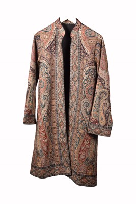 Lot 640 - A Vintage Kashmiri Wool Overcoat