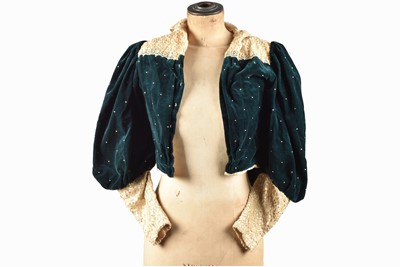 Lot 645 - A Vintage Velvet Bolero Jacket