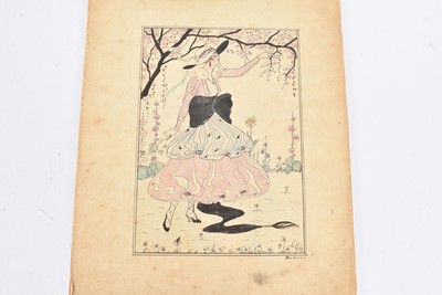 Lot 654 - An early 20th century sketchbook