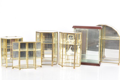Lot 658 - A group of six Glass Curio Display cases
