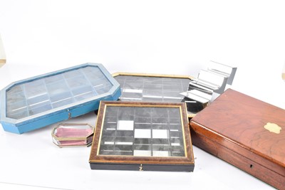 Lot 660 - A group of Glass Curio Display cases