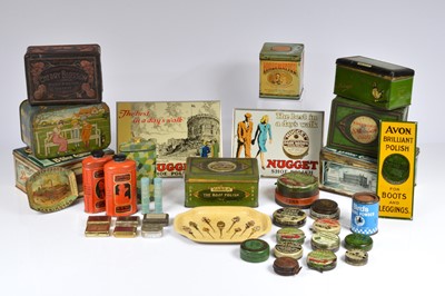 Lot 671 - A selection of tin advertising