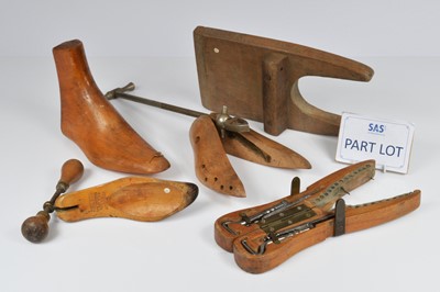 Lot 682 - A large collection of vintage Shoemakers last or boot trees