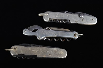 Lot 698 - A group of three Military/War Period Multi-Tools/pocket knives