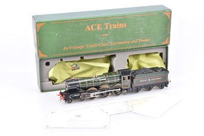 Lot 478 - ACE Trains 0 Gauge E7 GWR green Castle Class 5002 'Ludlow Castle'