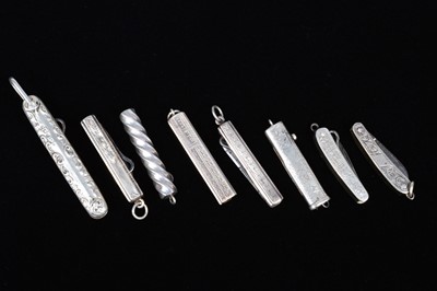 Lot 742 - A selection of Victorian Silver Multi-Tool/Pocket Knives