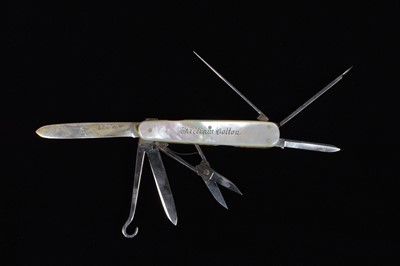 Lot 752 - A Victorian Pocket Knife/Multi-Tool by T Harrop