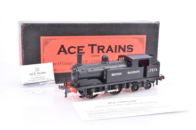 Lot 484 - ACE Trains 0 Gauge E/25 BR satin black Class G5 0-4-4 Tank Locomotive E7274