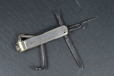 Lot 789 - A Silver Hallmarked Multi-Tool/pocket knife