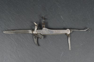 Lot 792 - A Victorian silver Multi-Tool/Pocket Knife