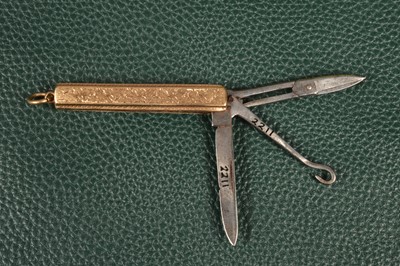 Lot 804 - A Victorian 9ct Gold Multi-Tool