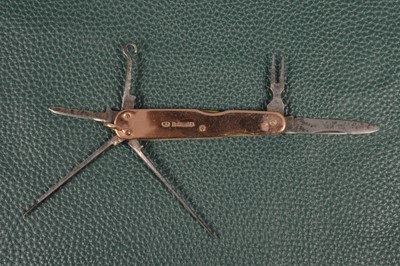 Lot 811 - A 9ct gold Pocket Knife Multi-Tool by Willaim Turner