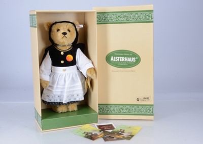 Lot 1 - A Steiff limited edition Alsterhaus Hamburg Metha Fisher's Wife teddy bear