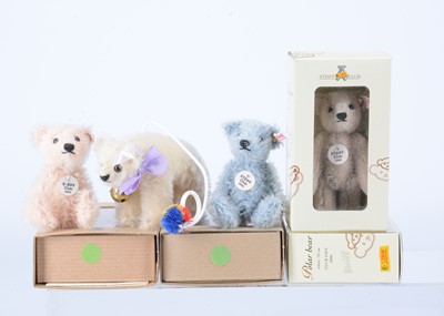 Lot 12 - Four Steiff Club miniature teddy bears