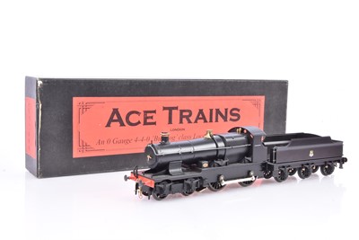 Lot 493 - ACE Trains 0 Gauge E/16 BR satin black unlined and unnumbered Dean Bulldog Class 4-4-0 Locomotive and Tender