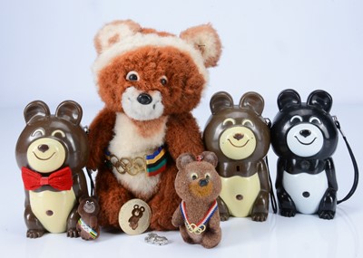 Lot 66 - 1980 Moscow Olympics mascot Misha (????) teddy bear